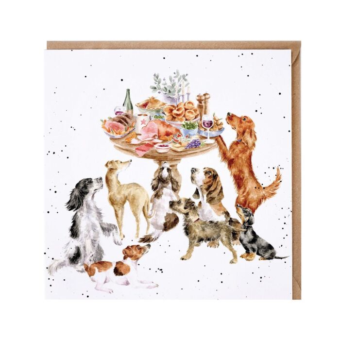 Wrendale Designs Sunday Lunch Dog Card